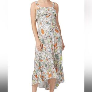 Slate willow size 0 floral peasant dress